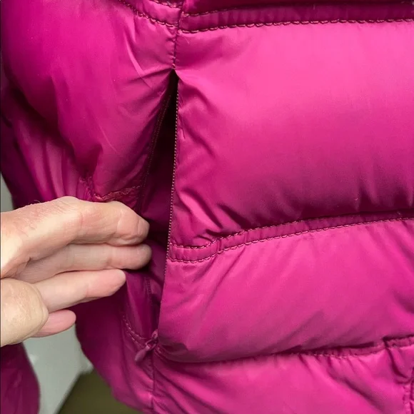 Lands’ End Women’s Lined Down Puffer Coat Large - Picture 7 of 13